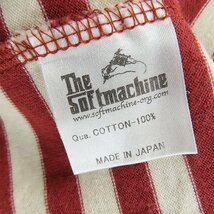 ☆SOFTMACHINE/ソフトマシーン ボーダー　プリント 長袖 Tシャツ/カットソー M /000_画像4