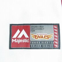 ☆Majestic/マジェスティック 楽天イーグルス RAKUTEN EAGLES レプリカユニフォーム #6 藤田一也 XL /000_画像4