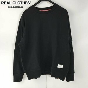 ☆【未使用】ALPHA INDUSTRIES/アルファ インダストリーズ ロゴプリント スウェットシャツ TC1555-9601/XL /060