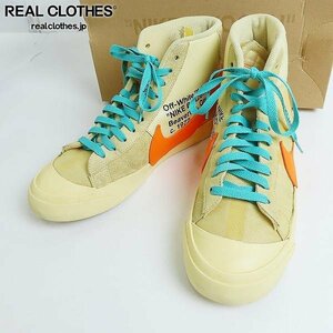 NIKE×OFF-WHITE/ナイキ×オフホワイト THE 10 BLAZER MID/ブレーザーミッド AA3832-700/28.5 /080