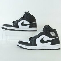 【未使用】NIKE/ナイキ AIR JORDAN 1 MID SE ELEPHANT/エア ジョーダン 1 ミッド SE エレファント FB9911-001/28 /080_画像4