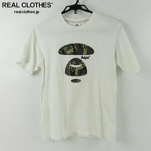 ☆A BATHING APE/アベイシングエイプ 迷彩 サルカモ Tシャツ /S /LPL