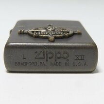 ZIPPO/ジッポー Marlboro ADVENTURE TEAM マルボロ コンパス メタル貼り 古美仕上げ 96年製 /LPL_画像3