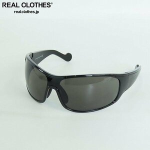 MONCLER/モンクレール サングラス/アイウェア BLACK WRAP AROUND SUNGLASSES ML0138-P 01A /000