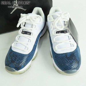 【未使用】NIKE/ナイキ AIR JORDAN 11 RETRO LOW LE SNAKE/エア ジョーダン 11 レトロ ロー LE スネーク CD6846-102/27 /080