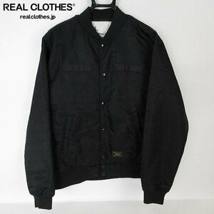 ☆WTAPS/ダブルタップス 16AW TEAM JACKET クロスボーン 総柄 フライトジャケット 162GWDT-JKM01S/L /080