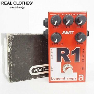 AMT ELECTRONICS/エーエムティーエレクトロニクス R-1 アンプシミュレーター/プリアンプ エフェクター【動作確認済】 /000