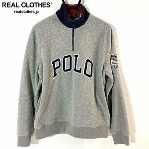 ☆POLO RALPH LAUREN/ポロ ラルフ ローレン ハーフジップ プルオーバー フリースジャケット /L /060