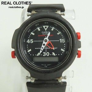 【ジャンク/動作未確認】G-SHOCK/Gショック 初代デジアナ復刻 AW-500E-1EJF /000