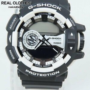 (1)G-SHOCK/Gショック Hyper Colors/ハイパー カラーズ 黒×白 GA-400-1AJF【動作未確認】 /000