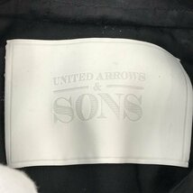 ☆UNITED ARROWS＆SONS/ユナイテッドアローズアンドサンズ ベロア チャイナジャケット/5522-211-0098/L /080_画像3