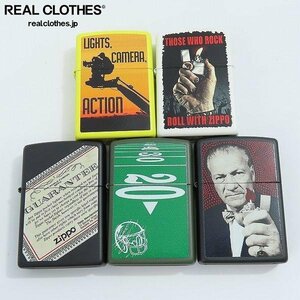 ZIPPO/ジッポー THOSE WHO ROCK/アメフト/カメラアクション 等 5点セット /LPL