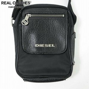 DIESEL/ディーゼル レザーフラップ ミニショルダーバッグ/サコッシュ /000