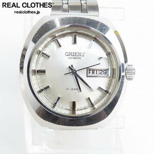 ORIENT/オリエント ユニマチック デイデイト 21石 自動巻き 腕時計 149-10470 /000