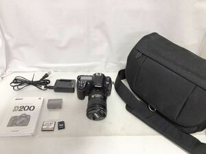 【G0861】Nikon ニコン D300 VR デジタル一眼 レフカメラ 18-200mm ソフトケース入り