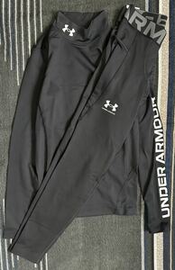 新品未使用 秋冬 NEW MODEL UNDER ARMOUR UAコールドギアアーマー コンプレッション ノベルティ モック シャツストレッチインナーセット