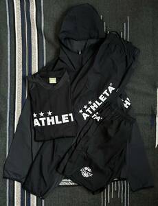 新品 秋冬 NEW MODEL ATHLETA ウインドウォームジャケット・ウインドウォームパンツサッカートレーニングウェア４セット