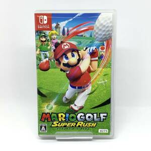 tu047 マリオゴルフ スーパーラッシュ MARIO GOLF SUPER RUSH Nintendo Switch ニンテンドースイッチ ソフト ※中古美品