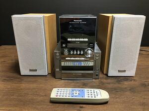 ジャンク　Panasonic コンポ SA-PM57MD オーディオ 音響機器　