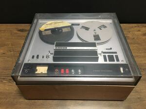 レトロ SONY ソニー TC-666D オープンリールデッキ オーディオ 通電確認済 現状品