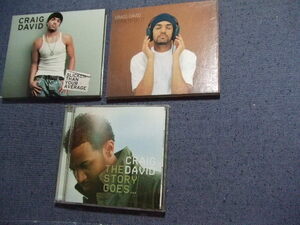 送料160★クレイグ・デイヴィッド/国内3CD★Craig David　/ザ・ストーリー・ゴーズ他