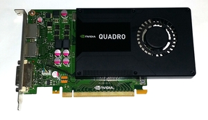 NVIDIA Quadro k2000(GDDR5 2GB VRAM)1スロット 補助電源不要 ベンチ二種類で動作確認済み　即決あり（管理番号040304）