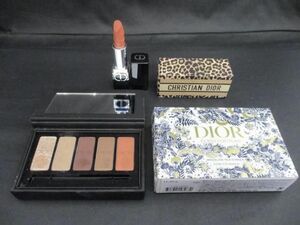 残9割 ディオール Dior ルージュ ディオール 200 ヌード タッチ サテン エクラン クチュール アイ パレット 2点 口紅