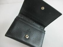 中古 グッチ GUCCI カードケース 名刺入れ GGキャンバス レザー 154165 黒 ブラック_画像6