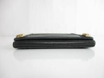 中古 グッチ GUCCI カードケース 名刺入れ GGキャンバス レザー 154165 黒 ブラック_画像5