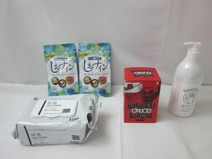 サプリ しおナイン 48粒×2/飲み会番長 4粒×10包/除菌ウェットティッシュ/ホープフォー ハンドジェル 5点