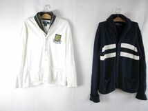 中古 ラルフローレン Ralph Lauren POLO カーディガン ニットカーディガン 2点 M L メンズ_画像1