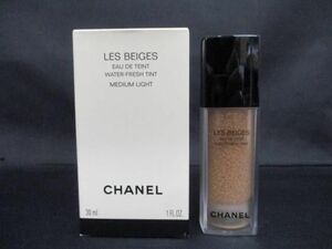 未使用 シャネル CHANEL レ ベージュ オー ドゥ タン ミディアムライト 30ml ファンデーション