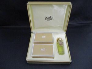 残9割 エルメス HERMES カレーシュ オーデトワレ 30ml 石けん 100g×2