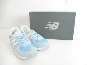 未使用 ニューバランス New Balance スニーカー タグ付き WL574ESB 24.5cm パステルブルー レディース