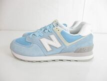 未使用 ニューバランス New Balance スニーカー タグ付き WL574ESB 24.5cm パステルブルー レディース_画像4