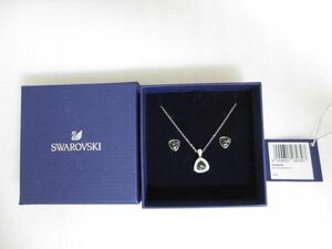 優良品 スワロフスキー SWAROVSKI BEGIN ネックレス ピアス 2点セット 5528939 レディース アクセサリー