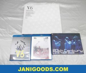 【中古品 同梱可】 V6 SUPER Very best 20th ANNIVERSARY SHOP盤 CD DVD Blu-ray 4点 グッズセット