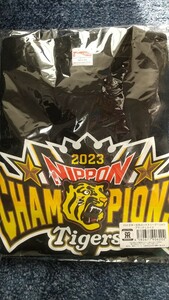 【数量限定】阪神タイガース2023日本一記念　ロングスリーブTシャツ　ブラックＬサイズ