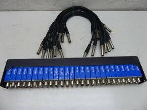 *CANARE*DVJ-W / 75Ω video patch record / patch bay *20 hole [ black ] * Canare * discount .. complete junk not yet inspection goods 