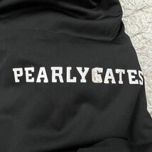 A30 極希少XL!!! パーリーゲイツ『大人の余裕』PEARLY GATES ダウンジャケット 6 ロゴ ブルゾン ゴルフウェア 軽量 極暖◎黒 ブラック 秋冬_画像7