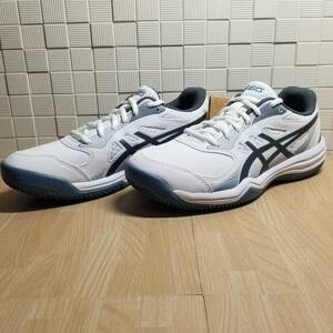 送料無料・新品未使用！！アシックス ASICS テニスシューズ / COURT SLIDE 3 CLAY/OC / ホワイト 白 24.5ｃｍ