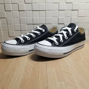  бесплатная доставка * новый товар не использовался!! Converse CONVERSE повседневная обувь спортивные туфли / NEXTAR 110 PLTS OX / чёрный черный толщина низ 23.0cm