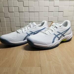 送料無料・新品未使用！！アシックス ASICS テニスシューズ / GEL-GAME 9 / 白 ホワイト 定価10800円 25.5ｃｍ