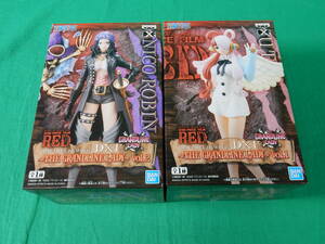 09/A846★フィギュア 2種セット★ONE PIECE FILM RED DXF THE GRANDLINE LADY vol.1 ウタ/vol.2 ニコ・ロビン★ワンピース★未開封品