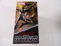 10/S174★プライズ★MARVEL COMICS Luminasta BLACK-COSTUME SPIDE-RMAN★ブラックコスチューム スパイダーマン_画像2