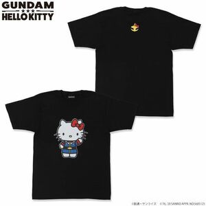 10/Ω844★ガンダム VS ハローキティ 和解企画 フルカラーTシャツ・サイズXL★未使用品