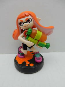 61/Q488★amiibo アミーボ スプラトゥーンシリーズ 【ガール オレンジ】★アミーボ本体 単品★動作確認済/初期化済 中古品