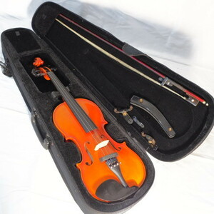 J.Stamitz 456E 4/4 2007年製 バイオリン 弓 肩当て セミハードケース付き/140サイズ