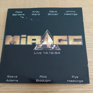 Mirage / Live 14th December 1994 (輸入盤２CD)　Camel, Caravan, Peter Bardens, Dave Sinclair, Jimmy Hastings