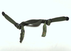  the US armed forces discharge goods flitsu helmet chin strap . cord green 
